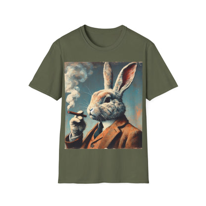 Classy Smoking Rabbit T-Shirt