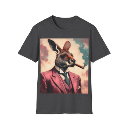 Classy Smoking Kangaroo T-Shirt