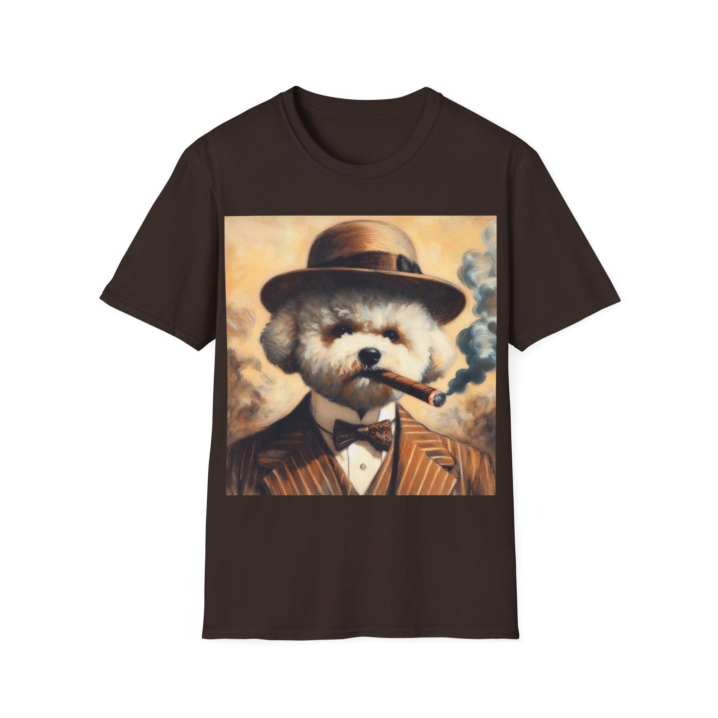 Classy Smoking Bichon Frisé T-Shirt