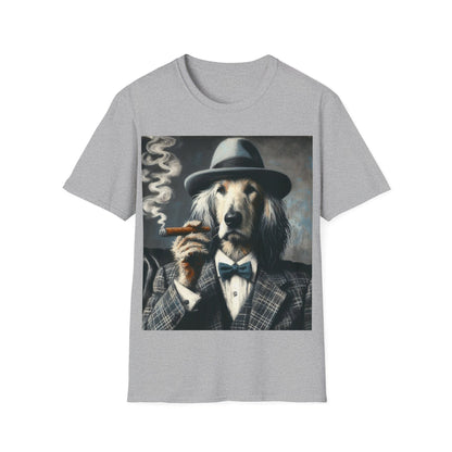 Classy Smoking Afghan Hound T-Shirt