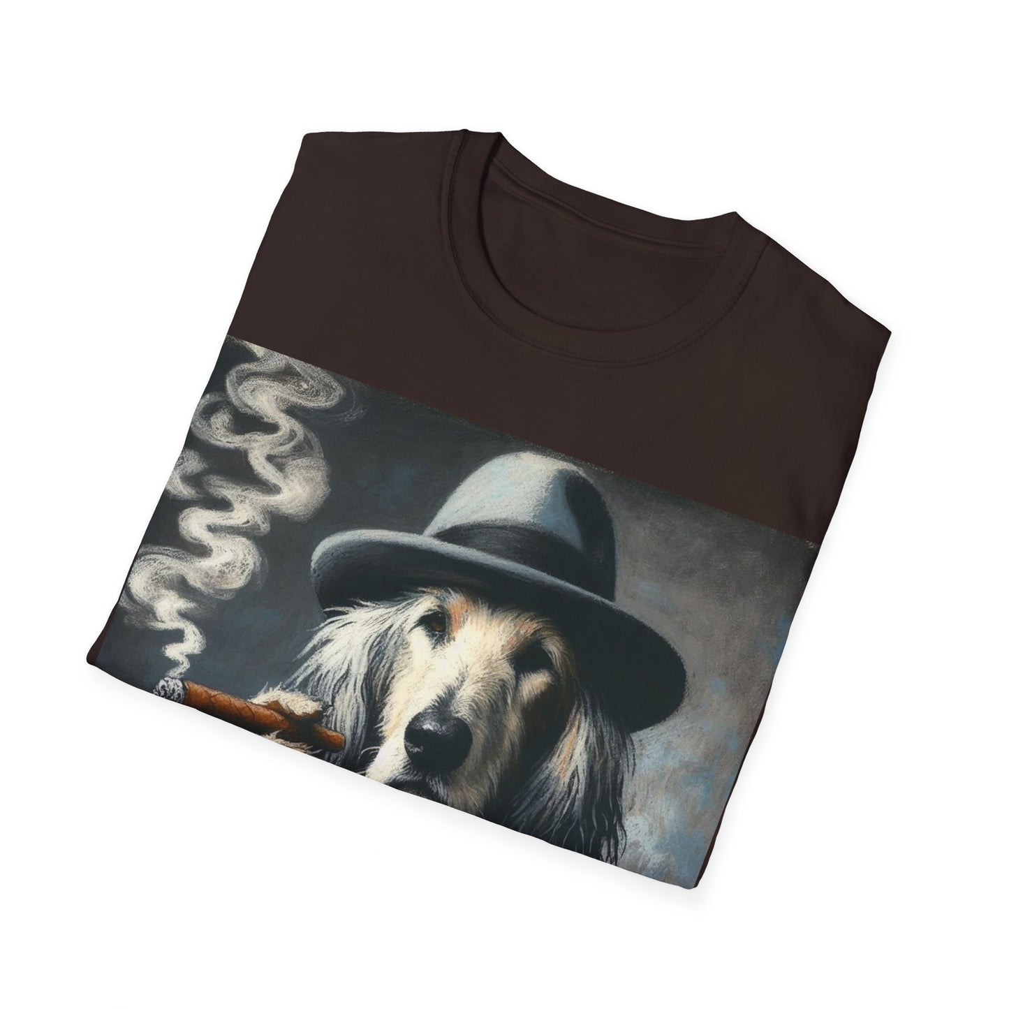 Classy Smoking Afghan Hound T-Shirt