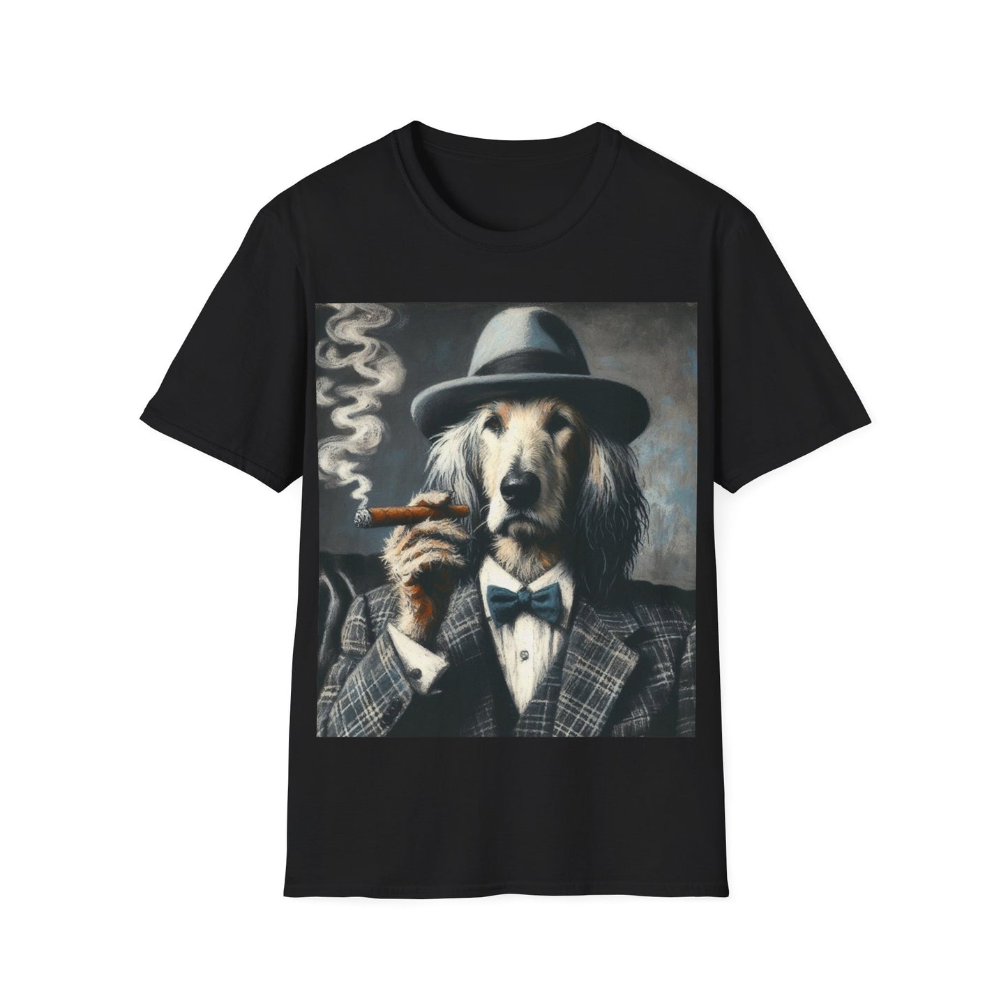 Classy Smoking Afghan Hound T-Shirt