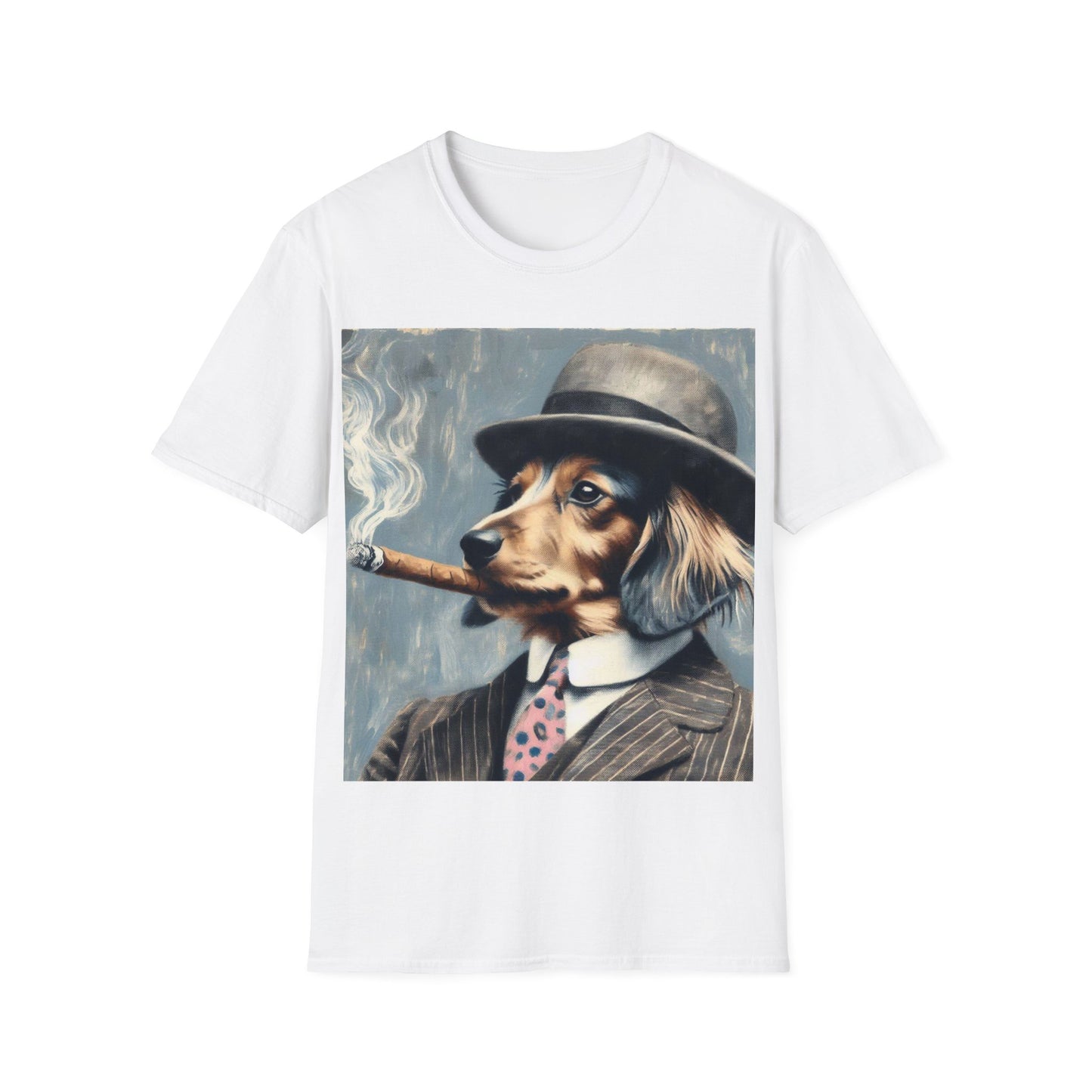 Classy Smoking Dachshund T-Shirt