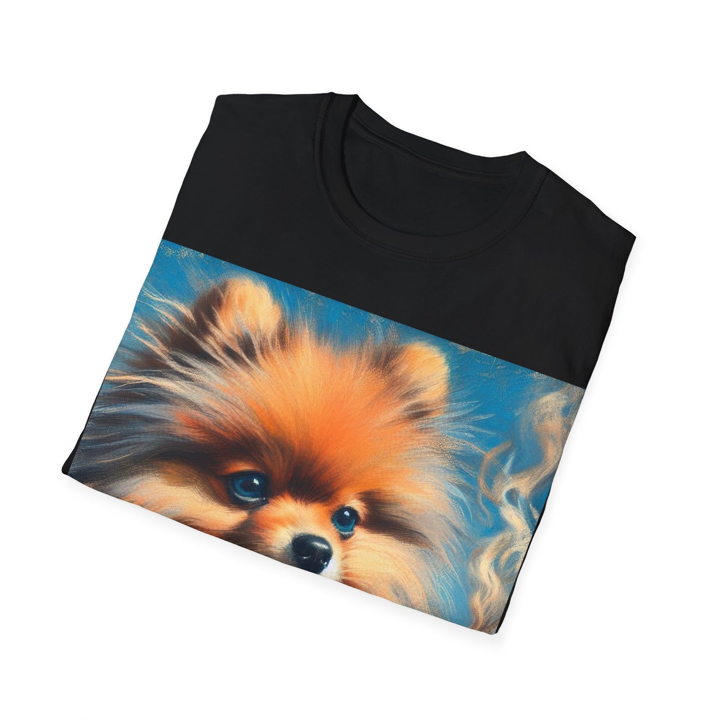 Classy Smoking Pomeranian Dog T-Shirt