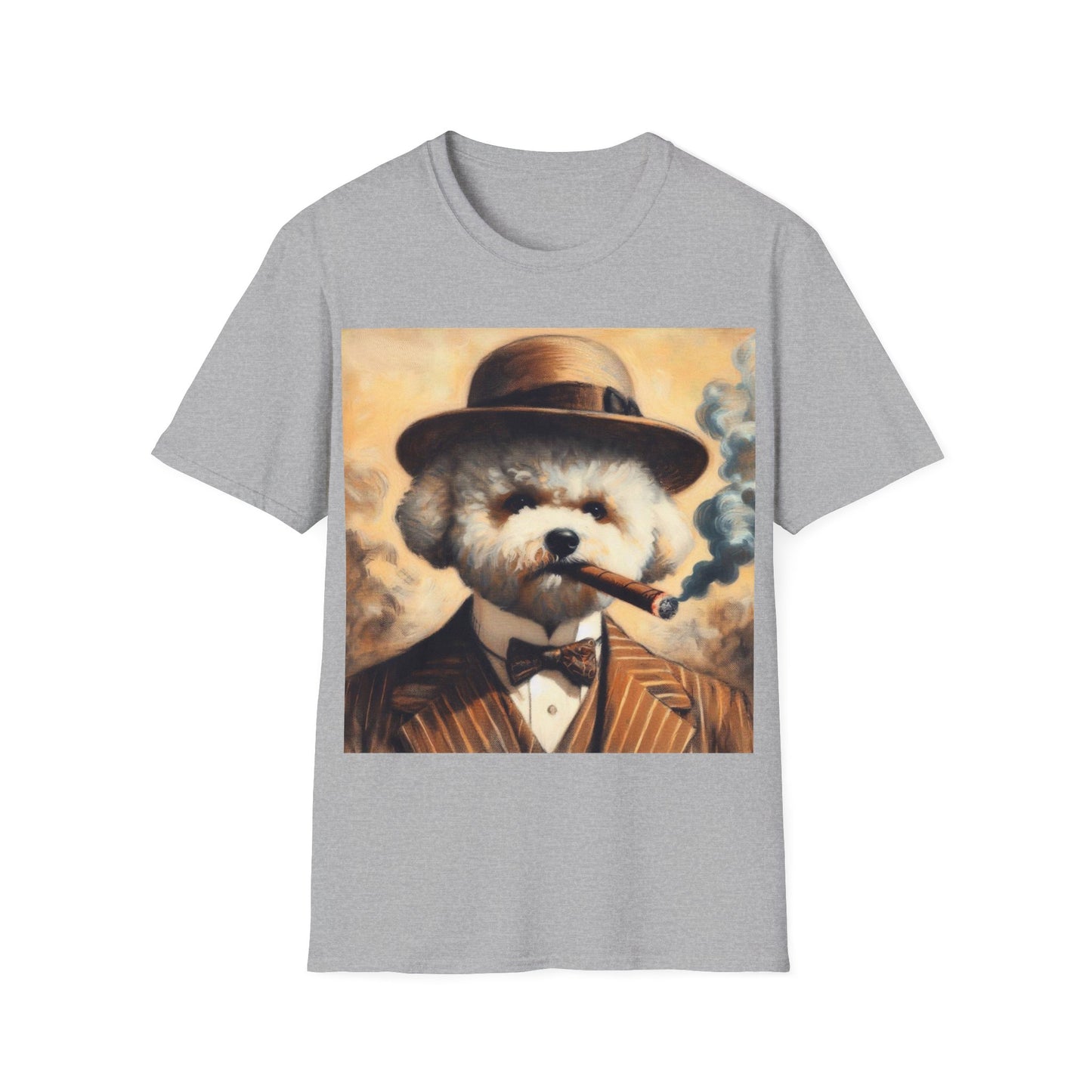 Classy Smoking Bichon Frisé T-Shirt