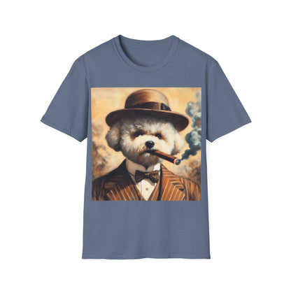 Classy Smoking Bichon Frisé T-Shirt